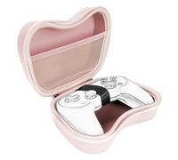 Linkidea Étui de transport rigide de voyage compatible avec manette sans fil 8BitDo Pro 2/Ultimate Bluetooth/2,4 G Dual Sense - Accessoires de jeu - Sac de rangement de protection pour jeux (rose)