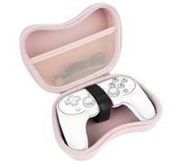 Linkidea Étui de Voyage pour Manette Compatible avec 8BitDo Pro 2, Ultimate Bluetooth, Housse de Protection Rigide (Rose)