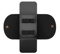 Linkidea Étui de voyage pour rasoir pour homme, sac de rangement de rasoir de sécurité à double bord, étui de transport portable compatible avec Merkur 23C, MÜHL R-89 (noir)