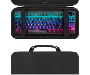 Linkidea Étui de Voyage Rigide Compatible avec Clavier sans Fil/Filaire TKL Tenkeyless - Ordinateur 87 Touches - Étui de Transport de Protection
