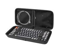 Linkidea Étui de Voyage Rigide pour Clavier 75%, étui de Transport 84 Touches avec Protection, boîte de Rangement, Compatible avec EPOMAKER x Aula F75, Aula F75 Pro / F75 75%, Keychron K2
