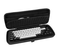 Linkidea Étui de voyage rigide pour clavier compact 65 %, ordinateur 68 touches sans fil/filaire - Sac de rangement compatible avec Keychron Q2 V2 Corsair K65 PRO ASUS ROG Falchion NX 65 %