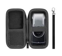 Linkidea Étui de voyage rigide pour rasoir électrique, pochette de rangement et de protection pour mini rasoir électrique, compatible avec les modèles Braun M60 et M90 (noir)