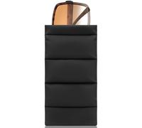 Linkidea Étui extra large pour lunettes de soleil, noir Eider Down Sac souple pour voyage compatible avec RayBan RB4401D/RBS0101S/RB4098/RB3825 Persol PO3328S/PO3311S