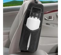 Linkidea Grand Support de Bouteille d'eau côté siège de Voiture Compatible avec Owala FreeSip 680,4 g/947,2 g, Yeti Rambler 737,1 g/1 020,6 g, Organiseur de Rangement à Suspendre avec Poche en Maille