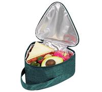 Linkidea Grands sacs à goûter réutilisables, sac de rangement isotherme réutilisable pour fruits, boîte à déjeuner légère et étanche (vert)