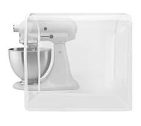 Linkidea Housse anti-poussière pour mixeur, portable avec dragonne, convient pour un usage domestique de cuisine, compatible avec mixeur KitchenAid de 4,5 à 5 litres (transparent)