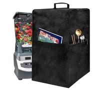 Linkidea Housse anti-poussière pour mixeur portable avec dragonne, couvercle de mélangeur isotherme avec compartiment pour usage domestique de cuisine, compatible avec Ninja BL660, BN701, BL770AMZ