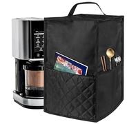 Linkidea Housse anti-poussière pour mixeur portable avec dragonne, couvercle de mixeur isotherme avec compartiment pour usage domestique de cuisine, compatible avec Ninja NC501, NC301, NC299AMZ (noir)