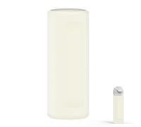 Linkidea Housse de Bouteille d'eau en Silicone Compatible avec Owala FreeSip 24 oz, Housse de Protection antidérapante pour Bouteille d'eau, Housse de Protection pour Bouteille (Blanc cassé)