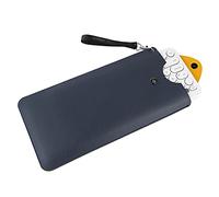 Linkidea Housse de Clavier en Cuir végétalien Compatible avec Logitech Pebble Keys 2 K380s / K380 / Keys-to-GO 2 (Bleu foncé)