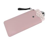 Linkidea Housse de protection pour clavier en cuir végétalien - Compatible avec Logitech K380, Magic Keyboard (Rose)