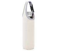 Linkidea Housse en néoprène pour bouteille d'eau compatible avec les bouteilles jetables Lifewtr 16,9/20 fl oz, Smartwater 16,9/20 fl oz (Blanc cassé)