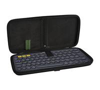 Linkidea K380 Étui pour clavier sans fil, étui de transport rigide, compatible avec Logitech K380