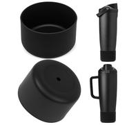 Linkidea Lot de 2 bottes de bouteille d'eau compatibles avec les bouteilles et gobelets Owala FreeSip Sway de 880,5 g/1,2 l, en silicone antidérapant (noir)