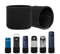 Linkidea Lot de 2 bottes d'eau en néoprène compatibles avec Thermos FUNTAINER Steel/Tritan 340,2 g/473,6 g, Ion8 Sport 340,2 g, Jarlson, protecteur universel pour fond de bouteille de 5,8 à 6,9 cm
