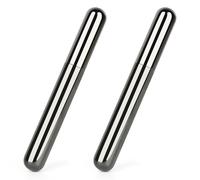 Linkidea Lot de 2 étuis à cigares tubulaires pour cigares de 55 Ans ou Moins, boîte à cigares Portable en Acier Inoxydable, Porte-Cigare Simple pour Voyage (Noir)