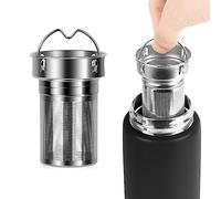 Linkidea Lot de 2 infuseurs à thé pour bouteille d'eau, compatibles avec le système CamelBak Chute Mag, bouchon de transport, 20 oz/25 oz/32 oz/40 oz, passoire en acier inoxydable 304