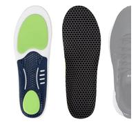 Linkidea Lot de 2 paires de semelles intérieures de soutien de la voûte plantaire compatibles avec Under Armour Assert 9, 10, TR 3, inserts de chaussures de rechange, coussin d'absorption des chocs