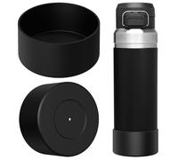 Linkidea Lot de 2 protections de fond de bouteille d'eau compatibles avec Stanley Quick Flip GO 36 oz (noir)
