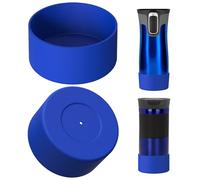 Linkidea Lot de 2 protège-bouteilles compatibles avec Contigo West Loop 2.0 16oz/20oz/24oz, Huron 2.0 16oz/20oz, protection antidérapante en silicone (Bleu marine)