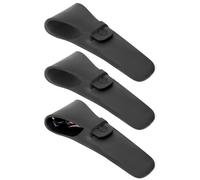 Linkidea lot de 3 étuis de voyage pour rasoir, pour homme, support portable, housse de protection compatible avec Gillette Fusion 5 ProGlide, Fusion 5 Power, Mach3, rasoirs Harry's (Noir)