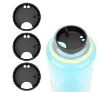 Linkidea Lot de 4 protections anti-éclaboussures en silicone compatibles avec Nalgene Sustain à large goulot de 946 ml, protection anti-éclaboussures pour bouteilles à col large avec ouverture de 53