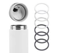 Linkidea Lot de 6 joints de rechange pour bouteille d'eau Owala FreeSip de 680,4 g/947,2 g/1284 g, joint torique en silicone anti-fuite avec pince à épiler pour couvercle de bouteille, transparent et
