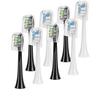 Linkidea Lot de 8 têtes de brosse à dents électrique de rechange, têtes de brosse à dents souples Tufting compatibles avec Philips Sonicare ProtectiveClean 5100/6100, 4100 Power Toothbrush