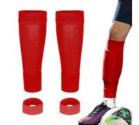 Linkidea Manchons de Jambe de Football pour Enfants, compatibles avec Les protège-Jambes et Les Chaussettes antidérapantes, Alternative aux Chaussettes de Sport de Football pour Enfants
