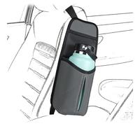 Linkidea Organisateur bouteille d'eau côté siège voiture, compatible avec la bouteille d'eau Yeti Rambler 30oz/36oz, Hydro Flask 32oz/40oz, convient aux grands porte-bouteilles d'eau (Gris)