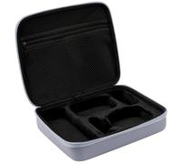 Linkidea Organisateur de Voyage Rigide pour Outils de beauté portatifs, boîtier de Transport avec Poche en Maille, étui Compact de Protection (Bleu)
