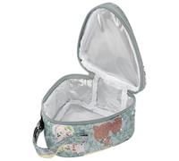 Linkidea Petits sacs à sandwich réutilisables, sac de rangement isotherme pour sandwich, léger et étanche, boîte à déjeuner d'extérieur pour femme (bleu)