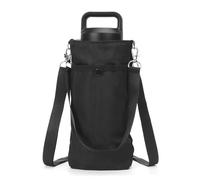 Linkidea Porte-Bouteille avec Sangle Compatible avec Les Bouteilles Hydroflask à Large goulot 20oz/32oz, Yeti Rambler 18oz/26oz, Porte-Bouteille en bandoulière, bandoulière avec Poche pour téléphone
