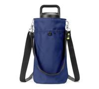 Linkidea Porte-bouteille avec sangle compatible avec les bouteilles Hydroflask à large goulot 20oz/32oz,YETI Rambler18oz/26oz,sac bandoulière pour bouteille d'eau,bandoulière avec poche pour téléphone