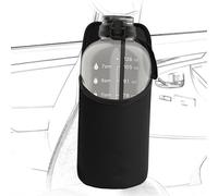 Linkidea Porte-Bouteille latéral Extra Large pour siège Auto, Compatible avec Les Bouteilles EYQ 128oz, Hydracy Sport 78oz, Grand Sac à Suspendre pour siège Auto avec Poche Filet, Noir