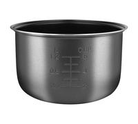 Linkidea Pot intérieur de rechange pour cuiseur à riz, en acier inoxydable 304, passe au lave-vaisselle, compatible avec Tiger JBV A10U, Zojirushi NS-WAC10 5,5 tasses