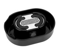 Linkidea Rinceur et nettoyeur de rasoir, lave-rasoir portable, outil de rasage unisexe, compatible avec Gillette Mach 3, Sensor 3, Fusion ProGlide, Dorco Pace 6 Pro, Harry's 5 Blade (noir)