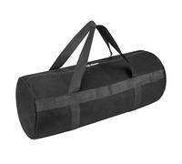 Linkidea Sac de rangement pour accessoires de barbecue de 61 cm, sac de rangement à double fermeture éclair, sac de rangement extra épais pour barbecue en plein air, camping, randonnée (noir)