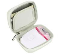 Linkidea Sac de rangement pour rasoir pour femme, compatible avec les épilateurs Philips Satinelle BRE235/04 et HP6401, Braun Silk-epil 3 3-270, étui d'accessoires d'épilation pour voyage (vert)