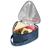 Linkidea Sacs à goûter, sac isotherme pour fruits, accessoires de conservation portables et étanches pour pique-nique et camping (Bleu marine, Grand)