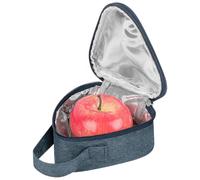 Linkidea Sacs à goûter, sac isotherme pour fruits, accessoires de conservation portables et étanches pour pique-nique et camping (Bleu marine, Mini)