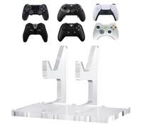 Linkidea Support de montage en acrylique, compatible avec Xbox, PlayStation, Steam, Switch, manette de PC, table de jeu et support de décoration (transparent)