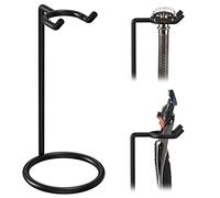 Linkidea Support de rasoir de sécurité en acier inoxydable pour homme, compatible avec le rasoir de sécurité Gillette Fusion 5 à long manche (noir)