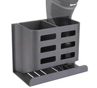 Linkidea Support de rasoir électrique en aluminium compatible avec Philips Norelco Shaver 3600, Shaver 2400, Series 9, support de rangement pour rasoir de salle de bain (gris)