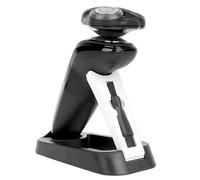 Linkidea Support de rasoir électrique pliable pour homme, organiseur de douche compatible avec Philips Shaver 2400, Braun Series 3, 5, 6 (noir)