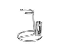 Linkidea Support de rasoir en acier inoxydable,support de rasage pour homme pour rasoir court,accessoires de salle de bain compatibles avec Merkur 34HD,23 C,Henson Shaving AL 13,Vikings Blade (argent)