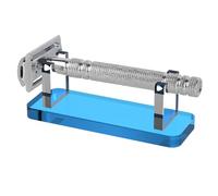 Linkidea Support de rasoir en acrylique pour homme, support de rangement stable pour comptoir de salle de bain, facile à nettoyer, compatible avec Viking Blade the Chieftain, Henson, Gillette King C