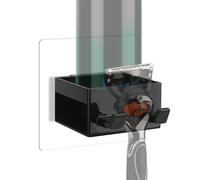 Linkidea Support de rasoir multifonction pour douche, compatible avec Gillette Fusion 5 ProGlide, Venus Platinum et ComfortGlide, support de rangement pour gel de rasage (noir)