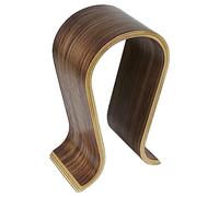 Linkidea Support en bois pour casque Omega / support de casque / support d'affichage de bureau, convient pour Audio-Technica, Bose, AKG, Sennheiser, Beats Studio Solo et de nombreux écouteurs